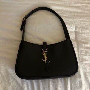 Black Leather Shoulder Bag